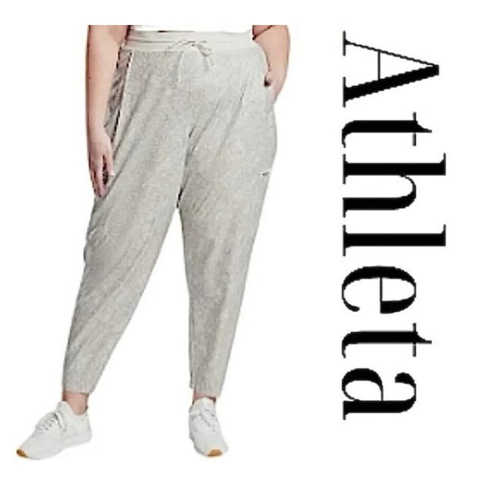Athleta Women's Venture Printed Lightweight Pants Viper Grey Multi Sz 26/3XL $98